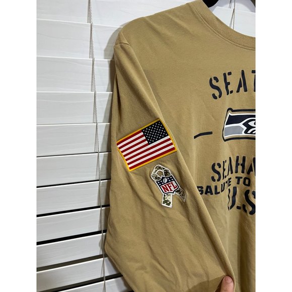 Nike Seattle Seahawks Salute to Service Shirt  -‎ Size L - Picture 2 of 5